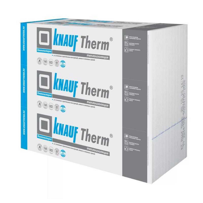 Утеплитель пенополистирол Кнауф Therm Фасад 50х1200х1000 50 мм